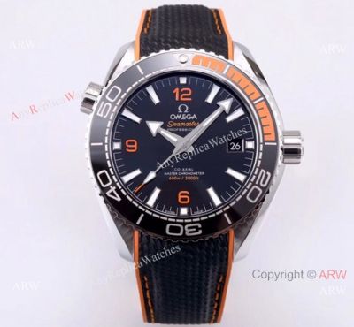 (VSF)Swiss Grade Replica Omega Planet Ocean 600m Ss Gummy Strap Watch